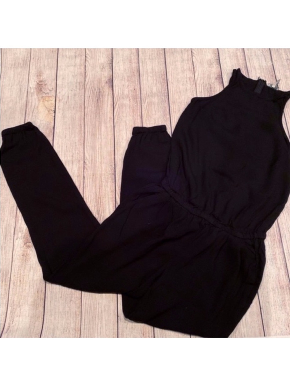{Joie} Black Halter Neck Jumpsuit